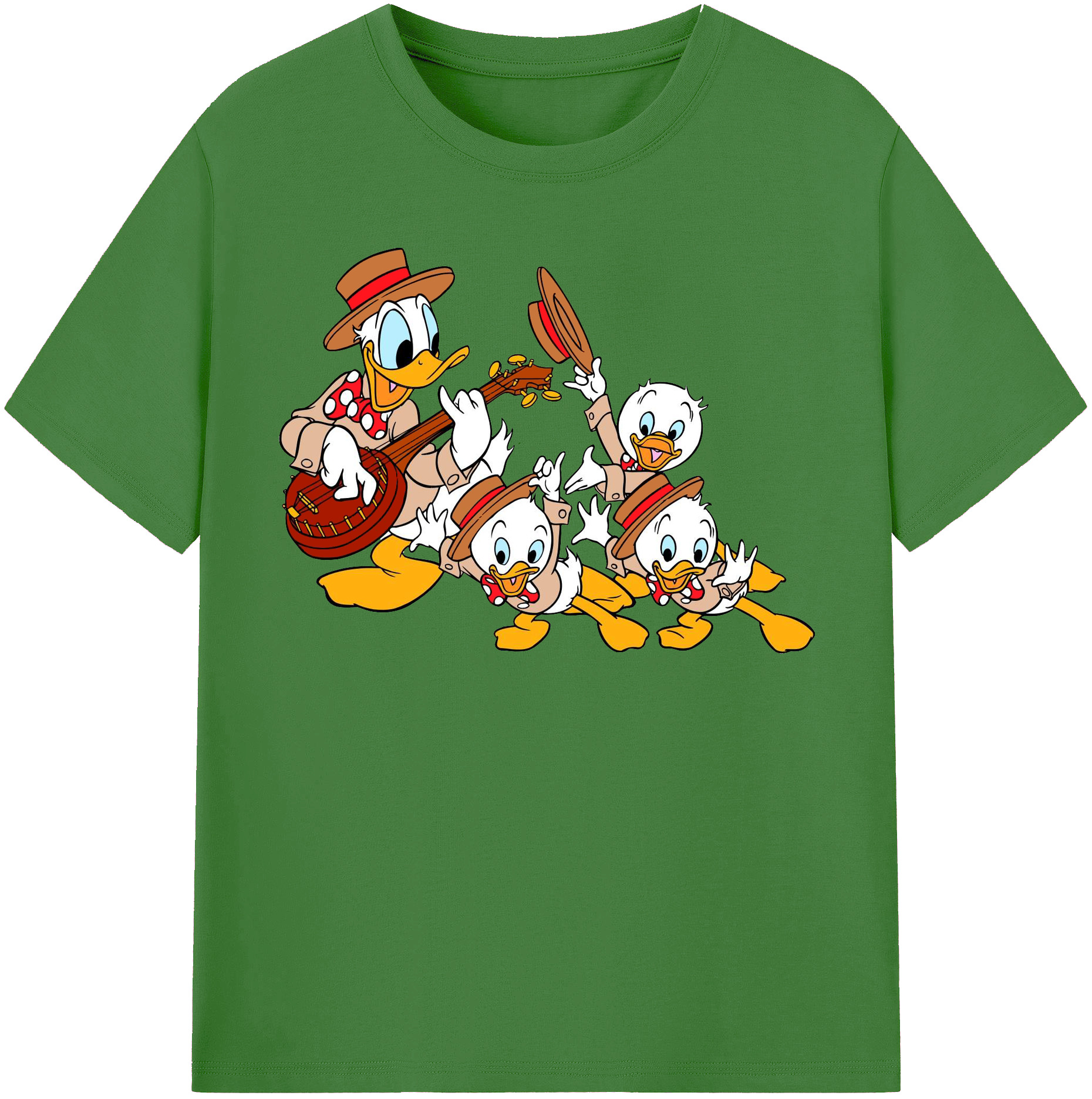 （画像用） ミッキーマウス Mickey Mouse レディースカジュアルプリントTシャツ（綿100％）